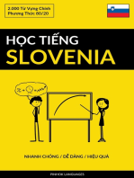 Học Tiếng Slovenia - Nhanh Chóng / Dễ Dàng / Hiệu Quả: 2.000 Từ Vựng Chính
