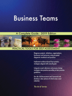 Business Teams A Complete Guide - 2019 Edition