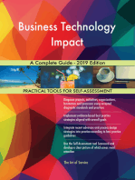 Business Technology Impact A Complete Guide - 2019 Edition