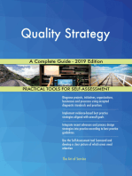Quality Strategy A Complete Guide - 2019 Edition