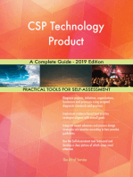 CSP Technology Product A Complete Guide - 2019 Edition