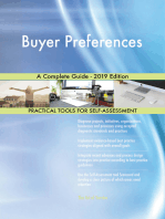 Buyer Preferences A Complete Guide - 2019 Edition