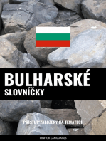 Bulharské Slovníčky: Přístup Založený Na Tématech