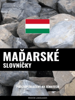Maďarské Slovníčky: Přístup Založený Na Tématech
