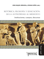 Retórica, filosofía y educación: de la Antigüedad al Medioevo: Instituciones, cuerpos, discursos