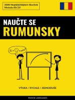 Naučte Se Rumunsky - Výuka / Rychle / Jednoduše: 2000 Nejdůležitějších Slovíček