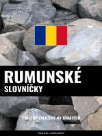 Rumunské Slovníčky: Přístup Založený Na Tématech