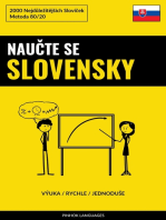 Naučte Se Slovensky - Výuka / Rychle / Jednoduše: 2000 Nejdůležitějších Slovíček