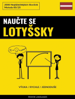 Naučte Se Lotyšsky - Výuka / Rychle / Jednoduše: 2000 Nejdůležitějších Slovíček