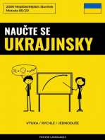Naučte Se Ukrajinsky - Výuka / Rychle / Jednoduše: 2000 Nejdůležitějších Slovíček