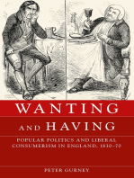 Wanting and having: Popular politics and liberal consumerism in England, 1830–70