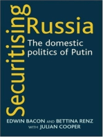 Securitising Russia: The domestic politics of Vladimir Putin