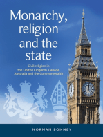 Monarchy, religion and the state: Civil religion in the United Kingdom, Canada, Australia and the Commonwealth