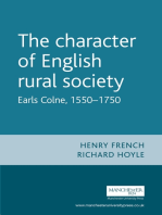 The character of English rural society: Earls Colne, 1550–1750