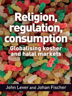 Religion, regulation, consumption: Globalising kosher and halal markets