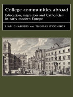 College communities abroad: Education, migration and Catholicism in early modern Europe