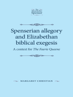 Spenserian allegory and Elizabethan biblical exegesis: A context for <i>The Faerie Queene</i>
