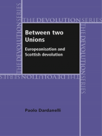 Between two unions: Europeanisation and Scottish devolution