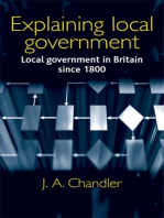 Explaining local government: Local government in Britain since 1800