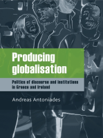Producing globalisation: Politics of discourse and institutions in Greece and Ireland