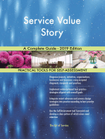 Service Value Story A Complete Guide - 2019 Edition