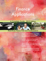 Finance Applications A Complete Guide - 2019 Edition