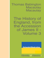 The History of England, from the Accession of James II - Volume 3