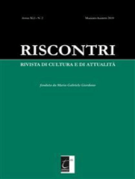 Riscontri. Rivista di Cultura e di Attualità: N. 2 (MAGGIO-AGOSTO 2019)