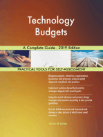 Technology Budgets A Complete Guide - 2019 Edition