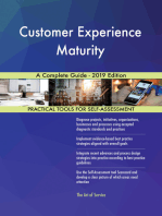 Customer Experience Maturity A Complete Guide - 2019 Edition