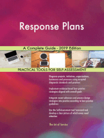 Response Plans A Complete Guide - 2019 Edition