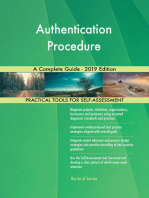 Authentication Procedure A Complete Guide - 2019 Edition