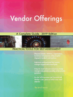 Vendor Offerings A Complete Guide - 2019 Edition
