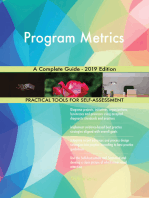 Program Metrics A Complete Guide - 2019 Edition