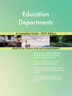 Education Departments A Complete Guide - 2019 Edition