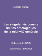 Les singularités comme limites ontologiques de la relativité générale