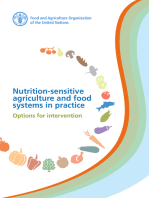 Nutrition-Sensitive Agriculture and Food Systems in Practice: Options for Intervention