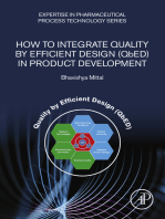 How to Integrate Quality by Efficient Design (QbED) in Product Development