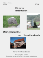 650 Jahre Biedebach: Dorfgeschichte und Familienbuch