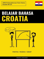 Belajar Bahasa Croatia - Pantas / Mudah / Cekap: 2000 Perbendaharaan Kata Utama