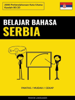 Belajar Bahasa Serbia - Pantas / Mudah / Cekap: 2000 Perbendaharaan Kata Utama