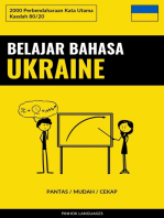 Belajar Bahasa Ukraine - Pantas / Mudah / Cekap: 2000 Perbendaharaan Kata Utama