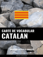 Carte de Vocabular Catalan: Abordare Bazată pe Subiecte