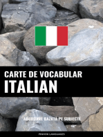 Carte de Vocabular Italian: Abordare Bazată pe Subiecte