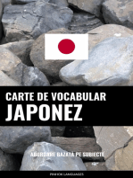 Carte de Vocabular Japonez: Abordare Bazată pe Subiecte