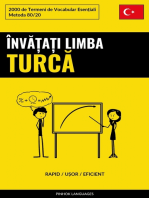 Învățați Limba Turcă - Rapid / Ușor / Eficient: 2000 de Termeni de Vocabular Esențiali