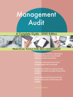 Management Audit A Complete Guide - 2020 Edition