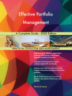 Effective Portfolio Management A Complete Guide - 2020 Edition