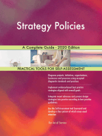 Strategy Policies A Complete Guide - 2020 Edition