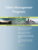 Talent Management Programs A Complete Guide - 2020 Edition